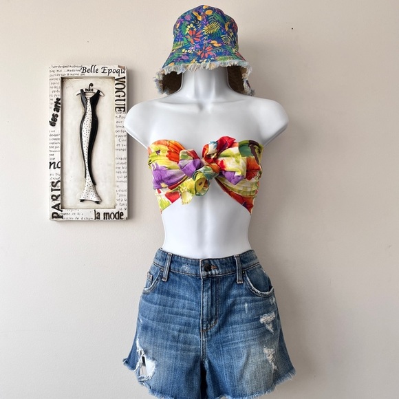 Joe’s Jeans Cutoff Distressed Denim Shorts Size 29 - Picture 3 of 14